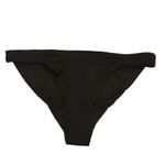 ANDIE NWT The Banded Cheeky Ribbed Bikini Bottom Wear High or Low L Black #3521 Photo 1
