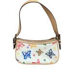 XOXO Vintage  Y2K Butterfly All Over Print Mini Baguette Bag Buckle Strap Grunge Photo 15