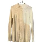 Elle  Cable Knit White‎ Sweater Size Large Photo 0