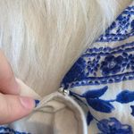 Blue & White Floral Romper Photo 4