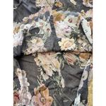 ARATTA Silent Journey For Adriana Fadded Black Floral Sheer Button Down SZ LG‎ Photo 15