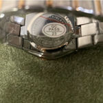 #401 POEDAGER Rose Gold Detail Watch Silver Photo 9