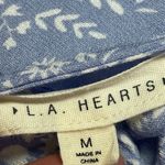 LA Hearts  - Pacsun | Blue Floral Crop Top | Medium Photo 4