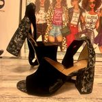 SALE❤️LEWIT mule block velvet shoes ✨ Size 37 Photo 2