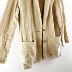 Madewell  Lightspun Dorset Cotton Gauze Blazer Jacket Dune Tan XXS Photo 7