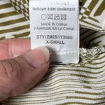 Greylin 100% Silk Cami Top XS Olive Cream Print Anthropologie Boho Luxe Photo 6