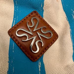 Vera Wang Blue striped tote Photo 2