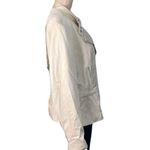 Votre Nom Womens Moto Jacket Coat Asymmetrical Zip Lightweight Beige Size 12 Photo 6