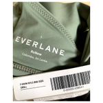 Everlane  The Square Neck Bikini Top in Green L NWT Photo 4