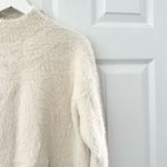 Mersea Iced Latte Cream Chalet Mockneck Fuzzy Knit Kangaroo Pocket Sweater S/M Size undefined Photo 4