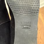 Stuart Weitzman Boot Tass Hidden Wedge Black Suede Gold Zipper Boot $695 6.5 Photo 8