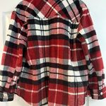 Active USA Red And Black Flannel Jacket Photo 4