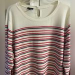 Talbots sweater crewneck pullover pointelle knit beige 3X NWT Photo 3