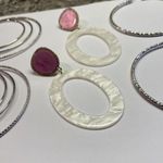 Sugarfix Lot Of 3 Large Statement Costume Earrings Pierced Dangle / Hoop 1 Photo 3