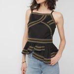 White House | Black Market WHBM- Sleeveless Embroidered Peplum Top β WHBM Size 6 Photo 8