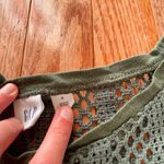 Gap forest green lace tank top shirt blouse Photo 4