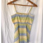 VTG Beatrice Smocked Ombre Striped Cami Top Women’s Size XS Pastel Summer Flow Photo 2