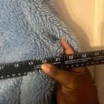 Urban Outfitters  UO Teddy Bomber Blue Sherpa Full Zip‎ Crop Jacket S Photo 5