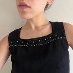 Knit Beaded 90s Top Black Photo 4