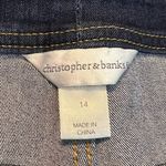 Christopher & Banks  Capri Length Denim Jeans Women’s Size 14 Inseam 17.5” Photo 3