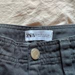Navy Blue  straight leg cargo pants -great condition  -pants legs are long  #zara #cargopants #navyblue #pants Photo 4