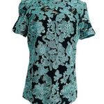 Alex Evenings  Size Small  Top Blouse Short Sleeve Wedding Holiday Parties Photo 0