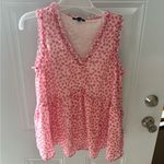 Staccato  Tank Top Leopard Print Size Small With Ruffle Photo 0