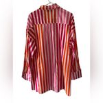 Beach Riot  X Revolve Alexa Top Sunset Stripes swim cover Size PL Photo 5