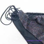 NEW It’s Now Cool the gathered tie pant‎ bikini bottom black lurex, size S Photo 2