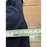 Dressbarn Black Embellished Sleeveless Top Size XL Cotton Office Business Casual Photo 4