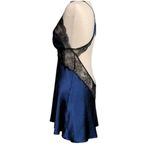 Victoria's Secret ✨ Lace Detail Slip Sz Small Navy Chemises✨ Photo 2