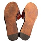 Donald J. Pliner Tortoise Leather Slides Size 6 Photo 4