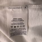 Nike  X-Large Tank Top Loose Fit Stretch Scoop Neck Pleated Sleeveless White New Photo 9