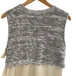 3.1 Phillip Lim Phillip Lim Size M Layered Sweater Vest Top Size Gray Beige Academia Preppy NWT Photo 5