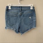 Oasis By Eunina Denim Distressed Cut Off High Waisted Shorts Photo 46