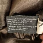 Jacqueline Ferrar  VTG Sz Small Chocolate Brown Leather Trench Coat Photo 8