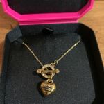 Juicy Couture  Gold Medium Puffy Heart Necklace Photo 2