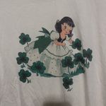 Dist Rict  beige shamrock girl shirt in medium Photo 1