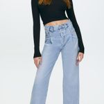 AGOLDE Fold Waistband Jeans In Sideline Photo 0