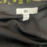 BP . Ruched Long Sleeve Body-Con Dress in Black Bella Rose Floral Women’s Sz S Photo 4