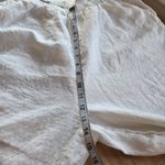 Flax  white linen wide leg cropped pants Lagenlook Minimalist Boho Photo 12