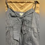 a.n.a Women's Faux Denim Tank Top with Front Bow,Size XL,NWT Photo 1
