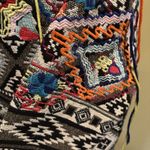 ZARA KIMONO FRINGED TRIBAL AZTEC EMBROIDERED BLAZER COAT JACKET Size XS Photo 5