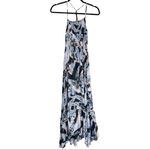 Free People Heat Wave Palm Print Maxi Dress Sz Medium Tiered Boho Photo 4