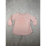 Roots Canada Shirt Womens Large Pink Pale Mauve Cooper Laurel Long Sleeve Photo 2