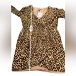 Lovers + Friends Lovers +‎ Friends Ajax Cheetah Leopard Print Long Sleeve Mini Dress Sz XS NEW Photo 10