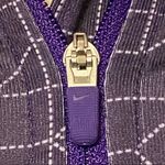 Nike Pro Hyperwarm Dark Purple Geometric Print Half Zip Warm Small 577165-510 Photo 5