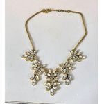 J Crew Cluster Statement Necklace Bib For Women's Party Wedding PROM Gold Photo 1