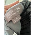 Jenny Yoo  Collection Womens Gray Flowy Strappy Chiffon Gown Size 2 Prom Photo 4