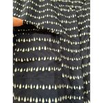 Gap  Women's Navy White Teardrop Print Long Sleeve Button Up Shirt Size S Photo 1